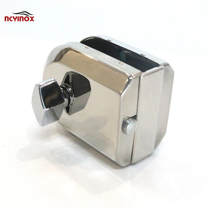 Stainless Steel Double Side Glass Door Lock